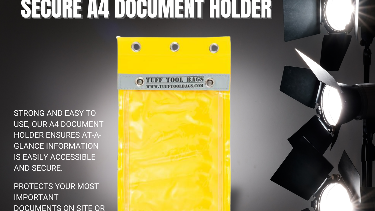 Weatherproof Secure A4 Document Holder Built for Tough Australian Worksites