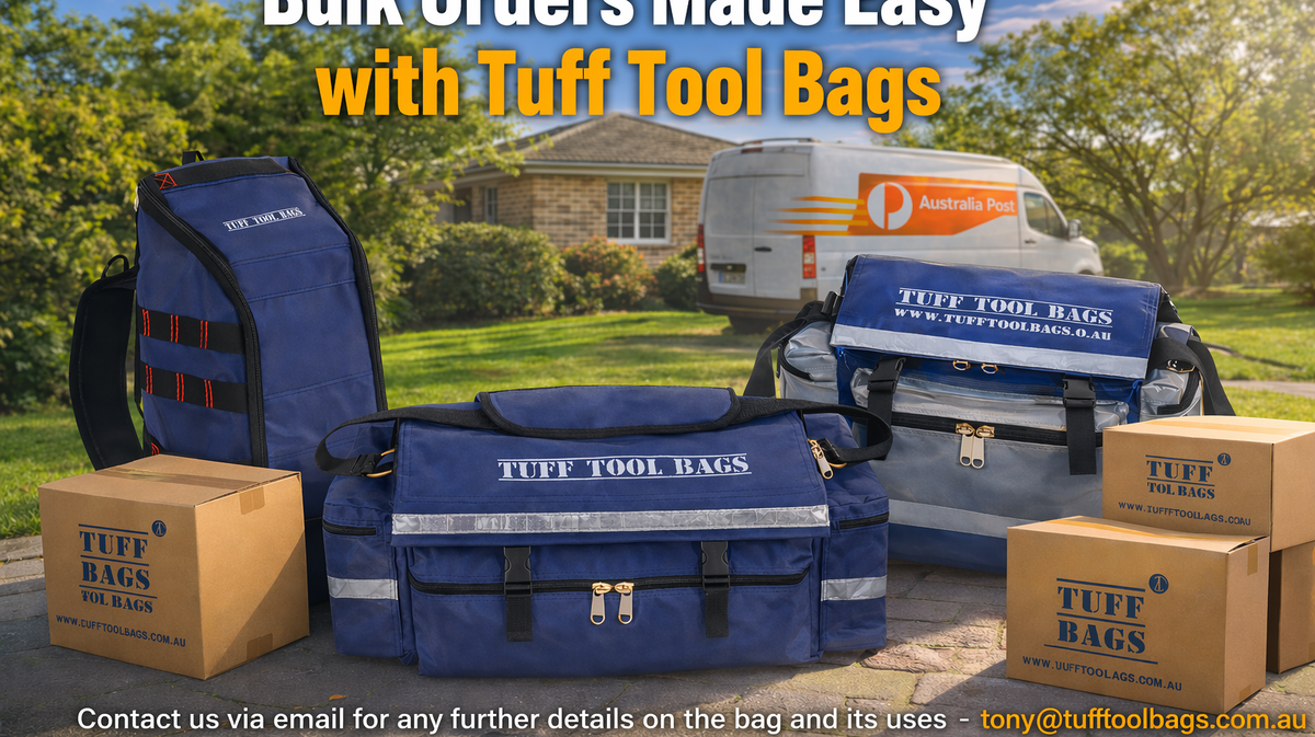 Bulk Orders Made Easy with Tuff Tool Bags