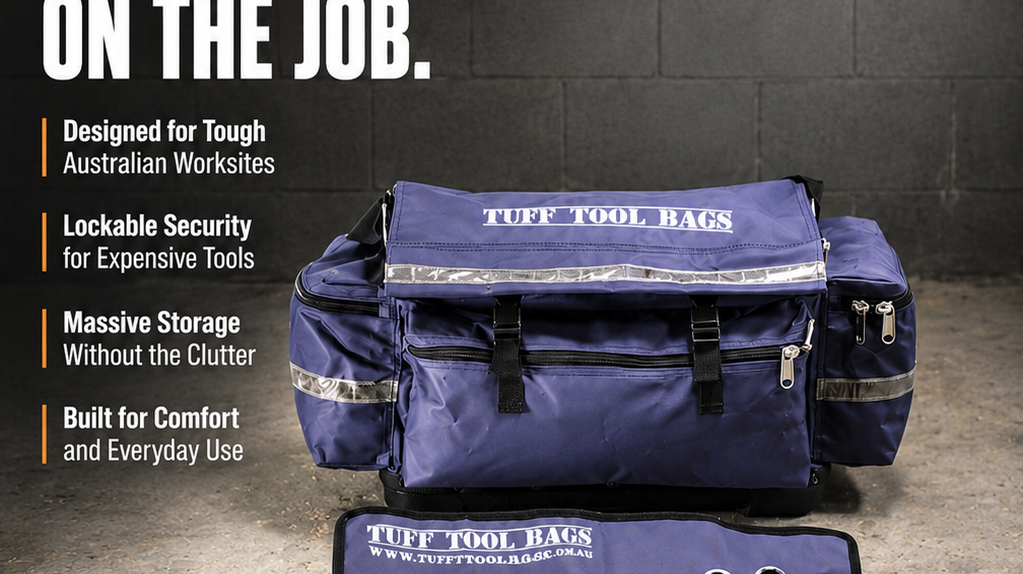 The XXL Lockable Electricians Tool Bag: Built for Tradies Who Need More Than Just Storage