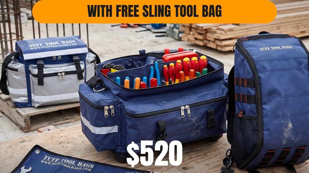 Professional Tool Bag Bundle: The Smartest Way for Australian Tradies to Save Time, Stay Organised, and Save Over $200
