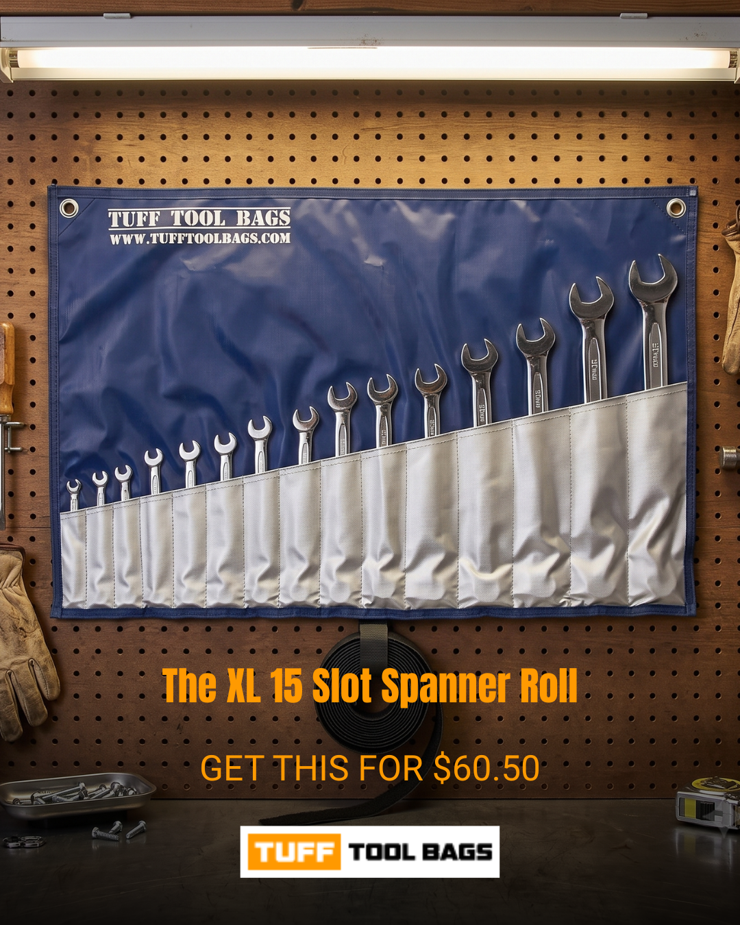 Stay Organised on Site with the XL 15 Slot Spanner Roll