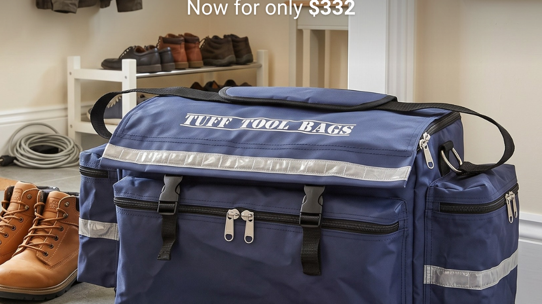 XXL Lockable Electricians Tool Bag: Bigger Capacity, Better Organisation, Built for Australian Tradies