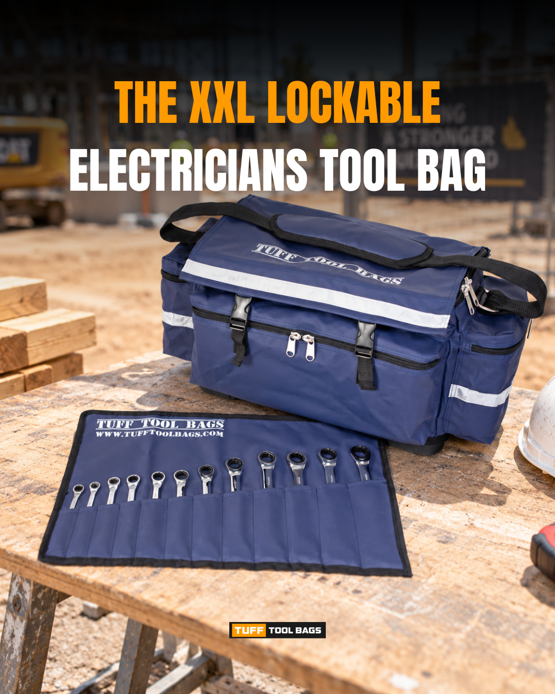 XXL Lockable Electricians Tool Bag | Tuff Tool Bags