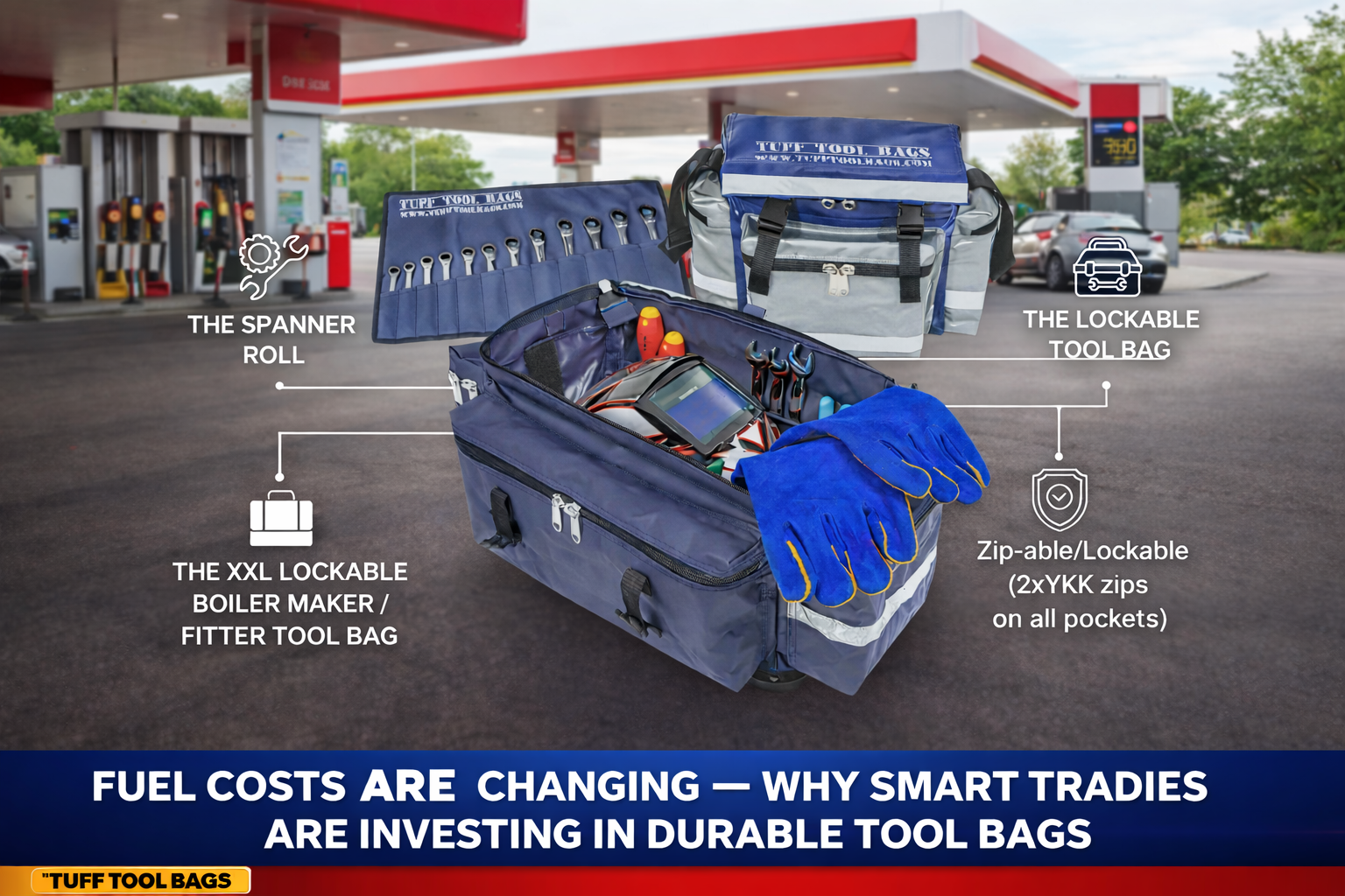 Fuel Costs Are Changing — Why Smart Tradies Are Investing in Durable Tool Bags