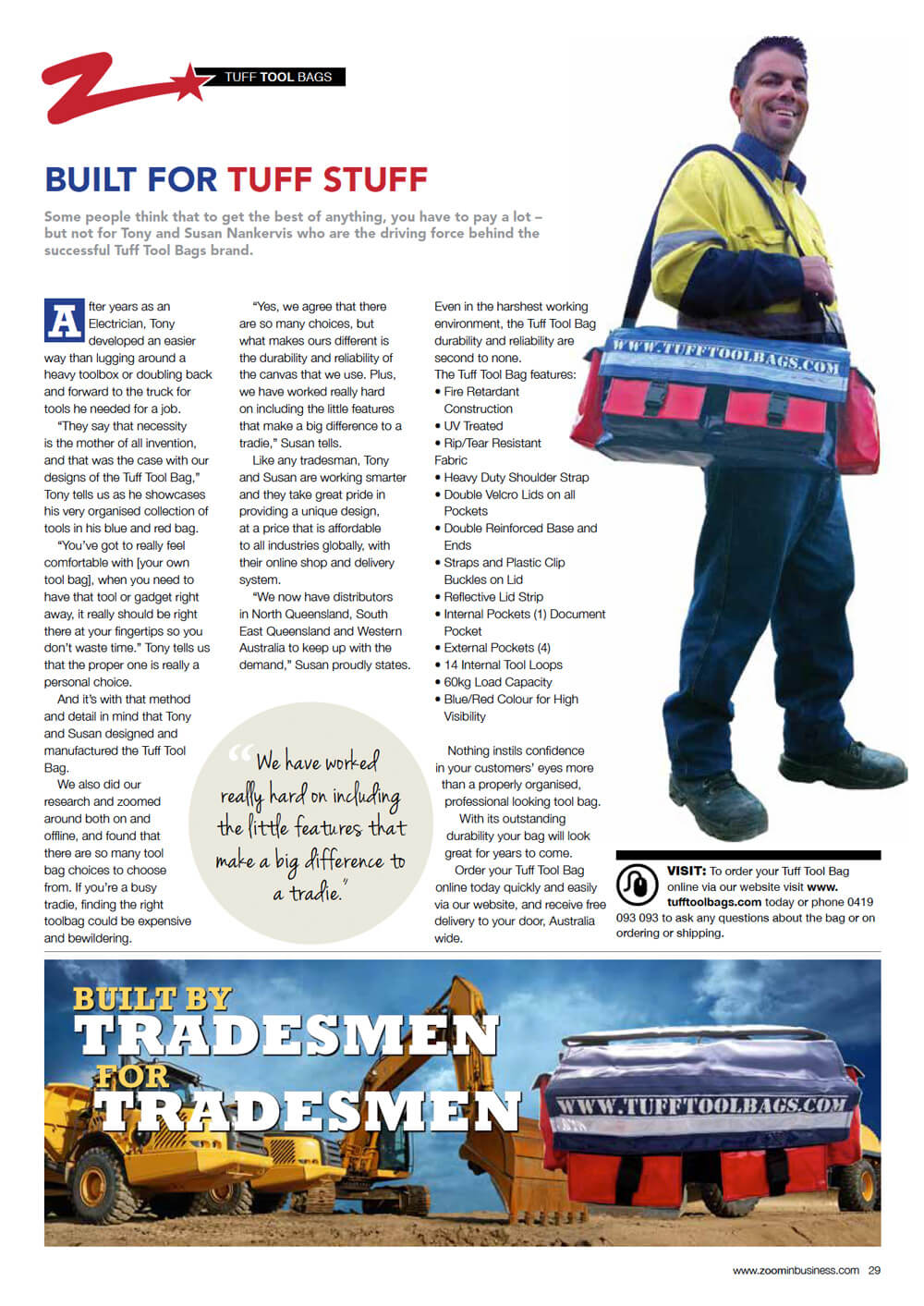 Zoom In Business: Built for Tuff Stuff