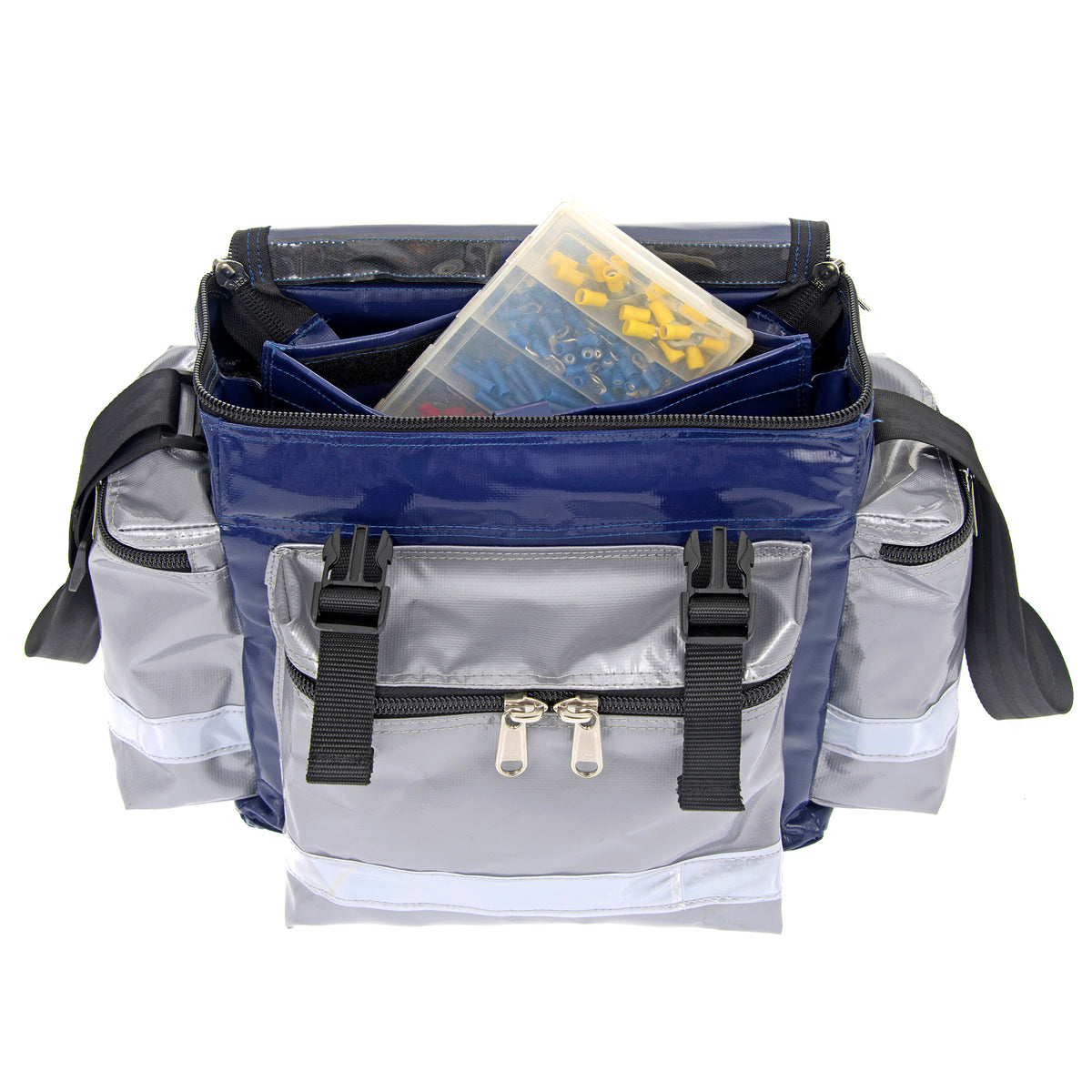 Tuff-Tool-Bags-lockable-vinyl-tool-bag-open-with-tools