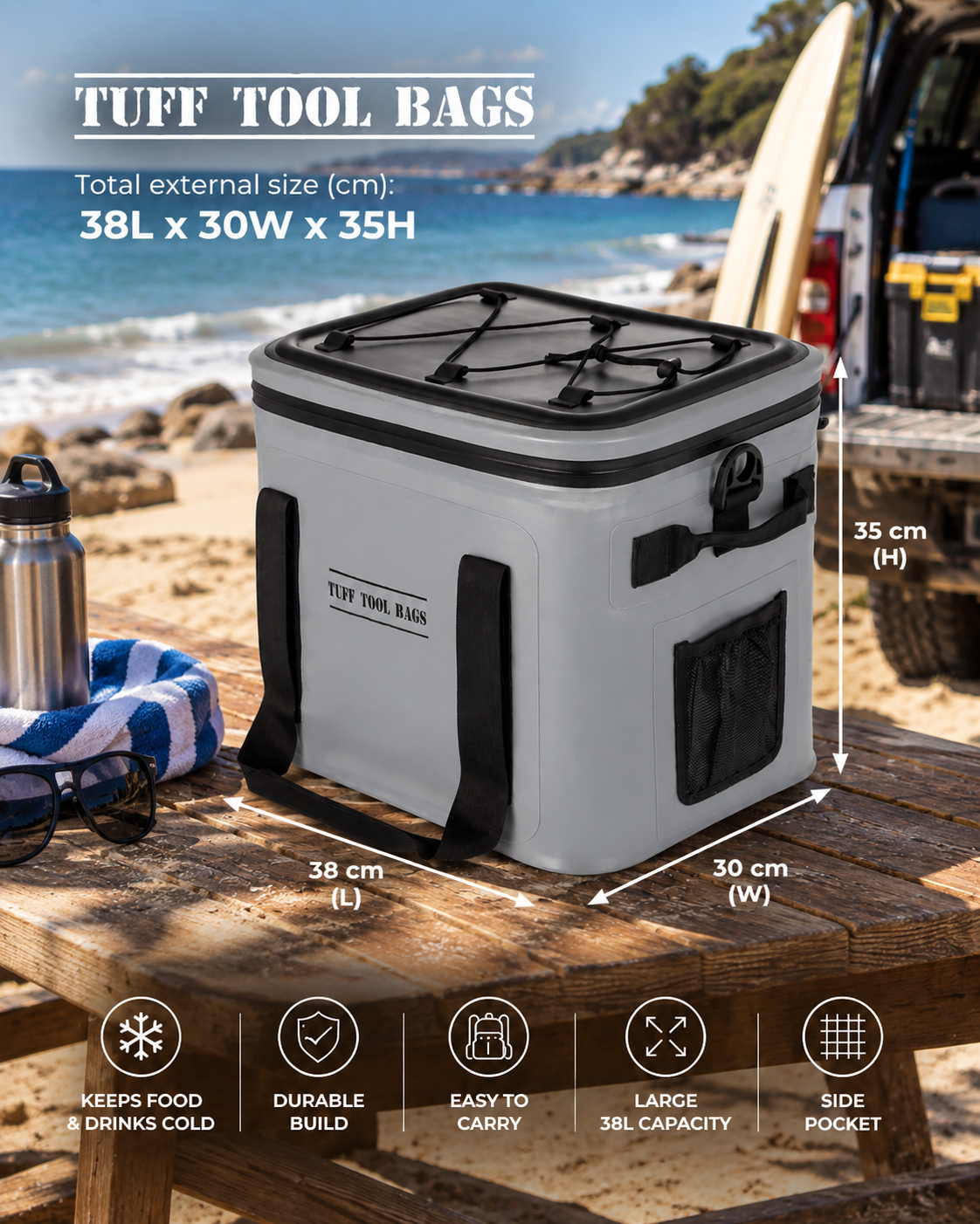 Meet the Tuff Tool Bags Cooler Bag: Built for Work, Road Trips and the Outdoors