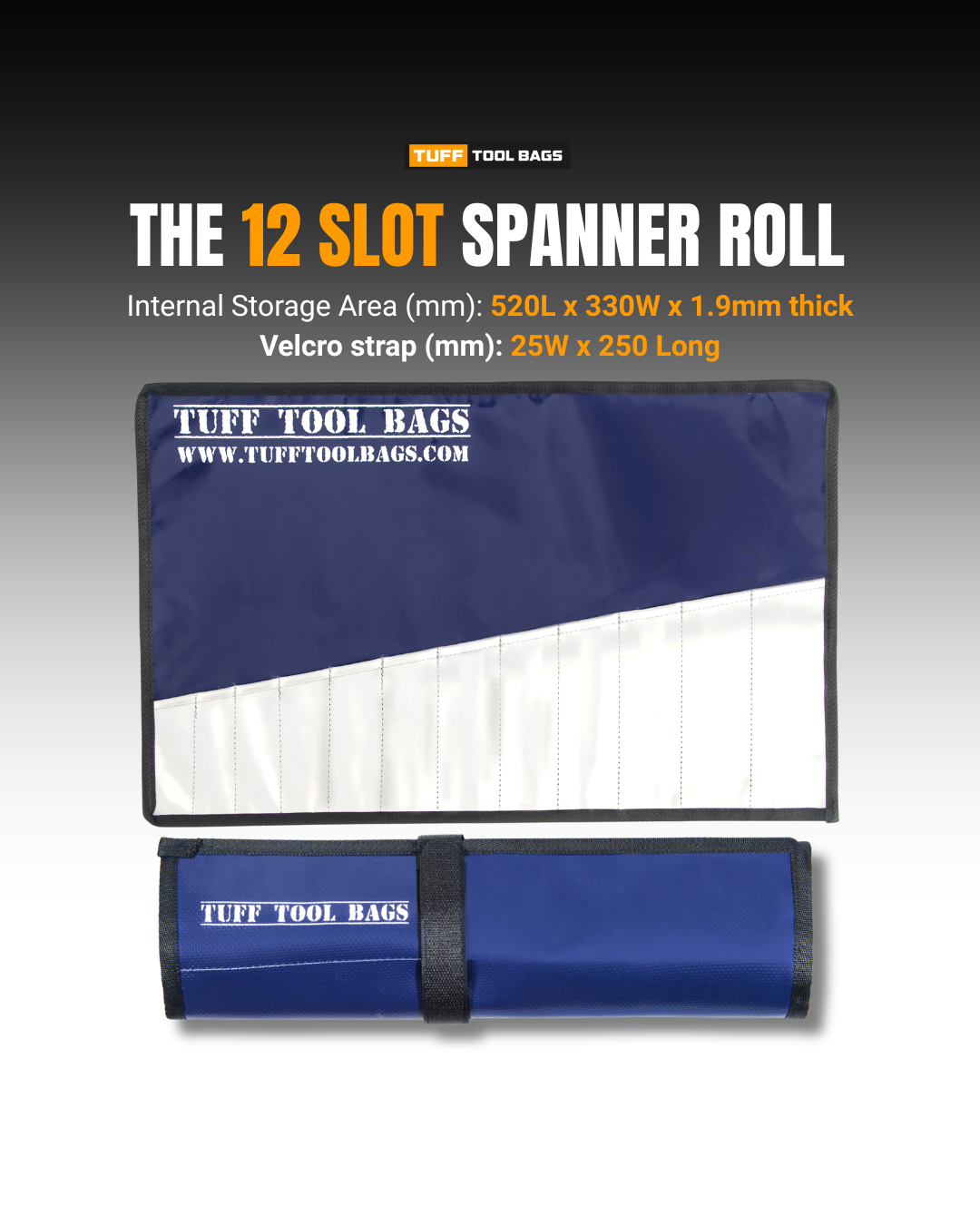Durable, High Quality 12 Slot Spanner Roll