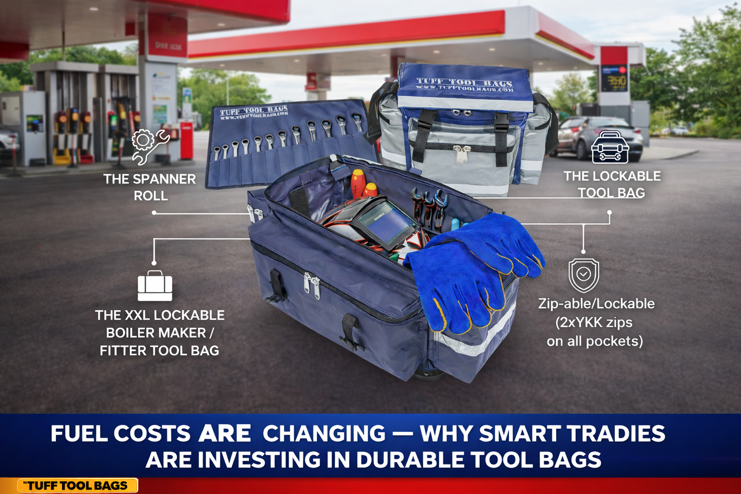 Fuel Costs Are Changing — Why Smart Tradies Are Investing in Durable Tool Bags