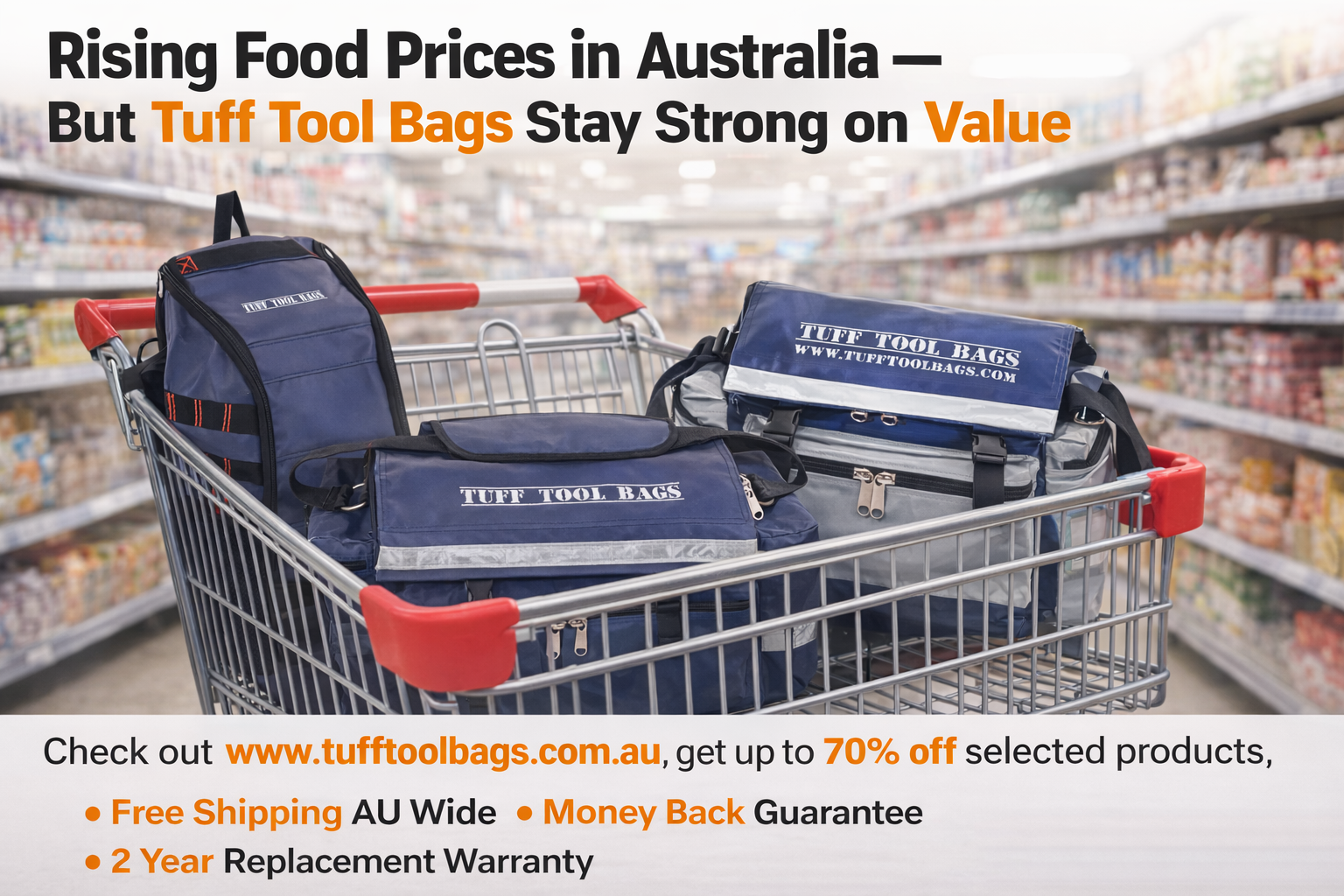 Rising Food Prices in Australia — But Tuff Tool Bags Stay Strong on Value