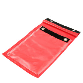 A4 Document Pouch-water-proof-lockable-red