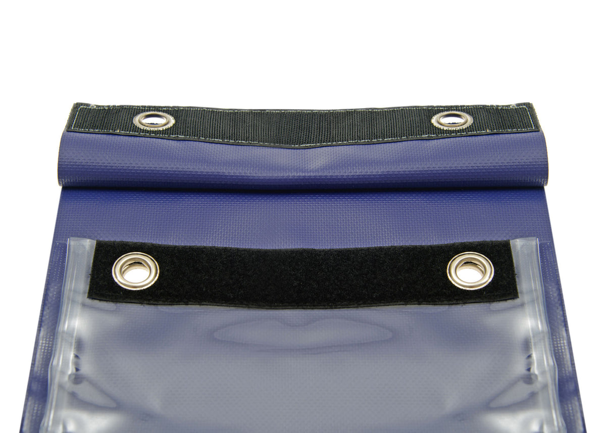 A4 Document Pouch-water-proof-lockable-blue